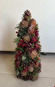 Árvore de Natal centro de mesa rustica 35cmA