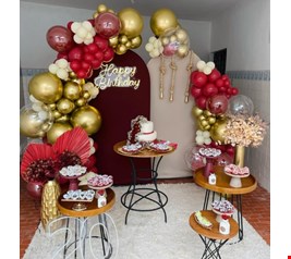 Decoração Adulto - Marsala & Dourado II