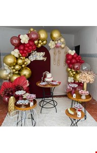 Decoração Adulto - Marsala & Dourado II