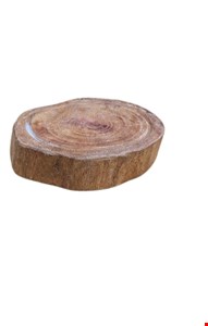 Bolacha de Madeira Tronco 15cmD 