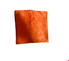 Capa de Almofada Jacquard laranja 38cmC 40cmL 