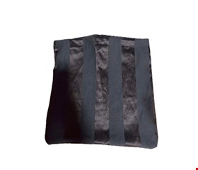 Capa de Almofada Preta Listrada 38cmC 40cmL Capa de Almofada Preta Listrada 38cmC 40cmL