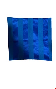 Capa de Almofada Azul Royal Listrada 38cmC 40cmL 