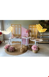 Decoração Infantil - 15 Anos Rosa, Rosê & Branco II