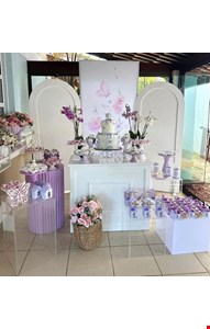 Decoração Infantil - Batizado Jardim Lilás I