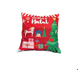 Capa de Almofada Celebre Natal e Brinquedos Capa de Almofada Celebre Natal e Brinquedos