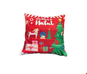Capa de Almofada Celebre Natal e Brinquedos Capa de Almofada Celebre Natal e Brinquedos