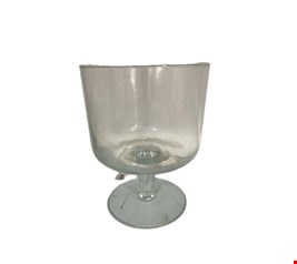 Compoteira Vidro Lisa  23cmAx22cmD