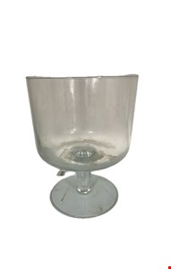 Compoteira Vidro Lisa  23cmAx22cmD