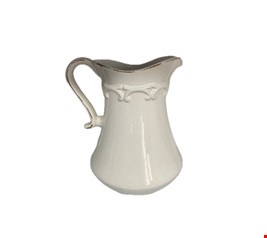 Jarra Branca Arrabesco 22cmA