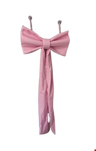 Laço de Tecido Rosa 1,30cmAx60cmL Laço de Tecido Rosa 1,30cmAx60cmL