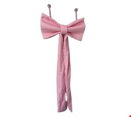 Laço de Tecido Rosa 1,30cmAx60cmL Laço de Tecido Rosa 1,30cmAx60cmL