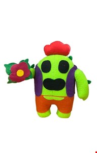 Temático Bawl Star - Spike cacto Feltro M Temático Bawl Star - Spike cacto Feltro M