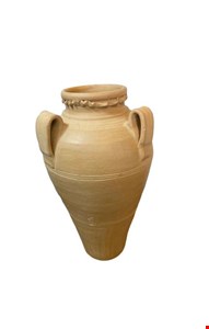 Vaso Barro Borda Trabalhada 52cmAx15cmD Vaso Barro Borda Trabalhada 52cmAx15cmD