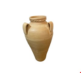 Vaso Barro Borda Trabalhada 52cmAx15cmD Vaso Barro Borda Trabalhada 52cmAx15cmD