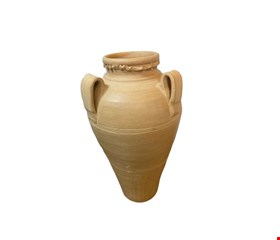 Vaso Barro Borda Trabalhada 52cmAx15cmD Vaso Barro Borda Trabalhada 52cmAx15cmD