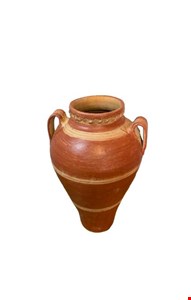 Vaso Barro Com Alça / Marrom 53cmAx55cmD Vaso Barro Com Alça / Marrom 53cmAx55cmD