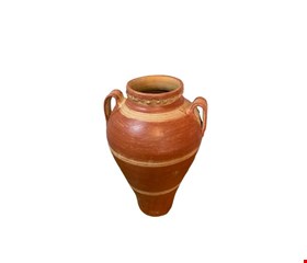 Vaso Barro Com Alça / Marrom 53cmAx55cmD Vaso Barro Com Alça / Marrom 53cmAx55cmD