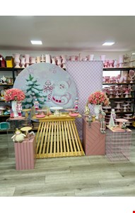 Kit Infantil Luxo - Natal Rosa III Kit Infantil Luxo - Natal Rosa III