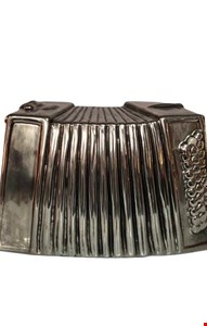 Sanfona Prata - 14cmA 20cmL 