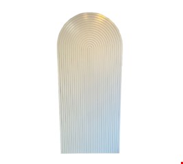 Painel Oval Indiano Liso Azul Bebê 1,80mA 80cmL 