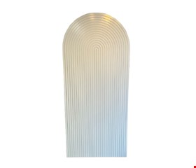 Painel Oval Indiano Azul Bebê 1,80mA 80cmL 