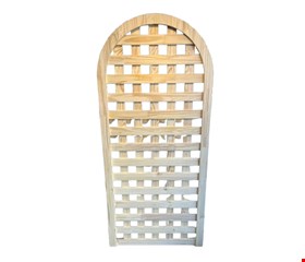 Painel Oval Treliça Pinus Claro 1,90cmA 80cmL NV