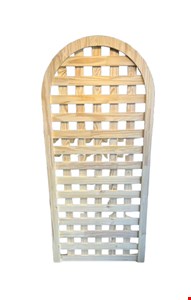 Painel Oval Treliça Pinus Claro 1,90cmA 80cmL NV