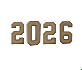 Número Caixa MDF 3D 2026 