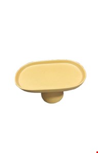 Suporte Oval Marrom Claro Fosco 9,5cmAx9,5cmD 