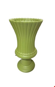 Vaso Canelado Verde Sálvia Fosco 33cmA 17cmD