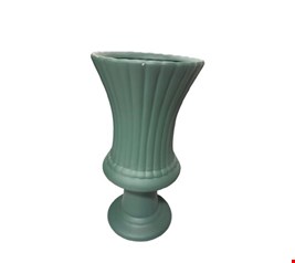 Vaso Canelado Verde Rélva Fosco 34cmA 17,5cmD