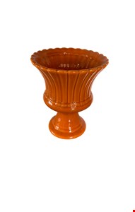 Vaso Canelado Laranja 19cmA 16cmD Vaso Canelado Laranja 19cmA 16cmD