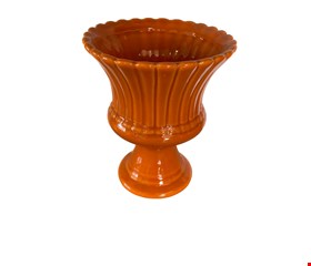 Vaso Canelado Laranja 19cmA 16cmD Vaso Canelado Laranja 19cmA 16cmD