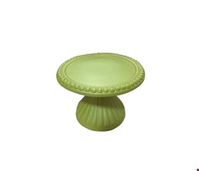 Suporte Bolinha Canelado Verde Claro Fosco 14cmD 10cmA Suporte Bolinha Canelado Verde Claro Fosco 14cmD 10cmA