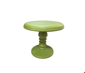 Suporte Balaustre Verde Claro Fosco 20cmD 19cmA Suporte Balaustre Verde Claro Fosco 20cmD 19cmA