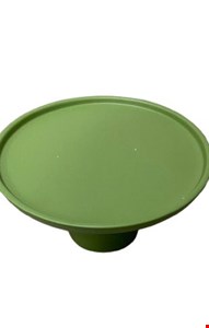 Suporte Cone Liso Fosco Verde Claro 25cmD 14cmA Suporte Cone Liso Fosco Verde Claro 25cmD 14cmA