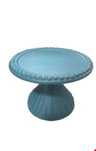 Suporte Bolinha Canelado Azul Céu Fosco 14cmD 10cmA Suporte Bolinha Canelado Azul Céu Fosco 14cmD 10cmA