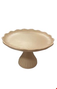 Suporte Canelado Ondulado Bege Fosco 26cmDx20cmA Suporte Canelado Ondulado Bege Fosco 26cmDx20cmA