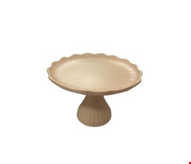 Suporte Canelado Ondulado Bege Fosco 26cmDx20cmA Suporte Canelado Ondulado Bege Fosco 26cmDx20cmA