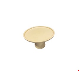 Suporte Cone LisoAmarelo Mostarda Fosco 24cmD 14cmA Suporte Cone LisoAmarelo Mostarda Fosco 24cmD 14cmA