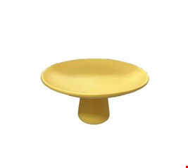 Suporte Cone Amarelo Mostarda 28cmDx16cmA Suporte Cone Amarelo Mostarda 28cmDx16cmA