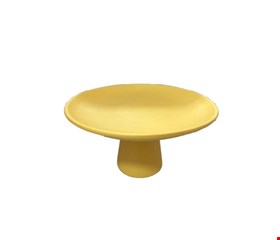 Suporte Cone Amarelo Mostarda 28cmDx16cmA Suporte Cone Amarelo Mostarda 28cmDx16cmA