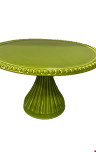 Suporte Verde Claro Bolinha 28cmD 15cmA Suporte Verde Claro Bolinha 28cmD 15cmA