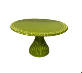 Suporte Verde Claro Bolinha 28cmD 15cmA Suporte Verde Claro Bolinha 28cmD 15cmA