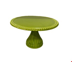 Suporte Verde Claro Bolinha 28cmD 15cmA Suporte Verde Claro Bolinha 28cmD 15cmA