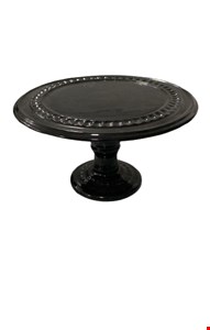 Suporte Canelado Balaustre Preto 28cmD 14cmA Suporte Canelado Balaustre Preto 28cmD 14cmA