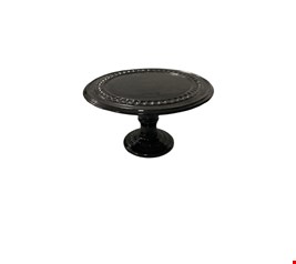 Suporte Canelado Balaustre Preto 28cmD 14cmA Suporte Canelado Balaustre Preto 28cmD 14cmA