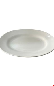 Serviço Buffet - Travessa Lisa Branca 42cmL x 33cmC