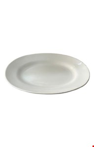 Serviço Buffet - Travessa Lisa Branca 42cmL x 33cmC